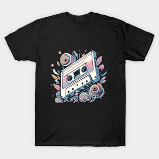 Music tape colorful design T-Shirt